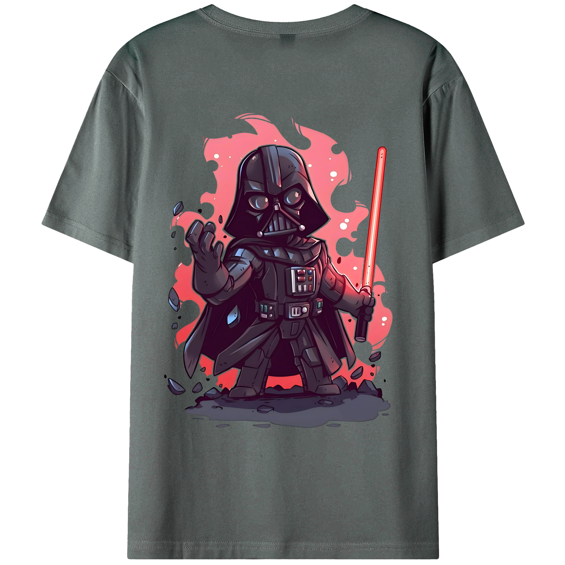 （画像用） スター・ウォーズ Star Wars 綿100％ メンズ半袖Tシャツ（バックプリント） 通気性